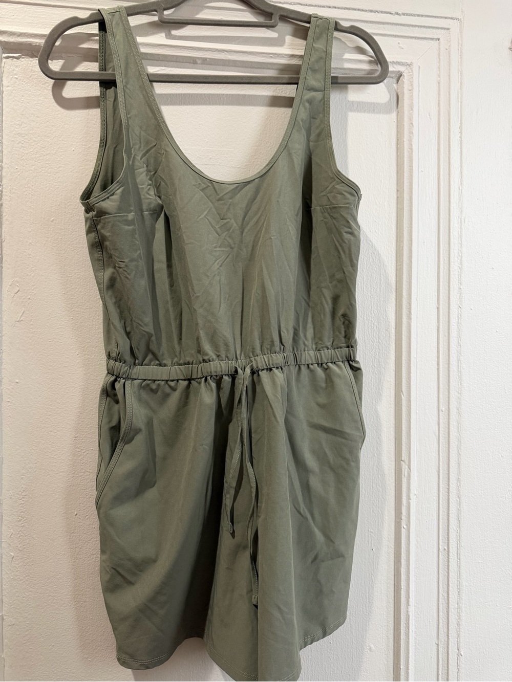 Abercrombie & Fitch Olive Sage Green Traveler Romper MT